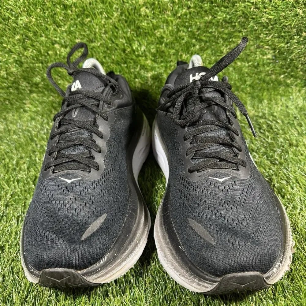 Hoka One One Bondi 8 Womens Size 9 D Wide Running Shoes Sneakers 1127954 BWHT